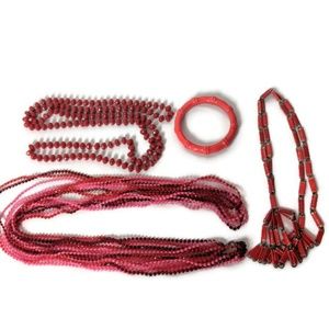 2 for $10 Vintage Pink and Red Tone Jewelry
